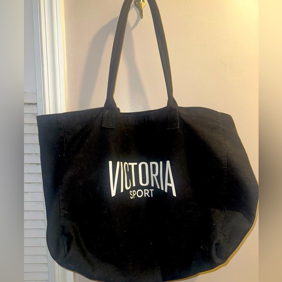 VICTORIA SECRET SPORT large Black Tote Bag - Picture 1 of 6